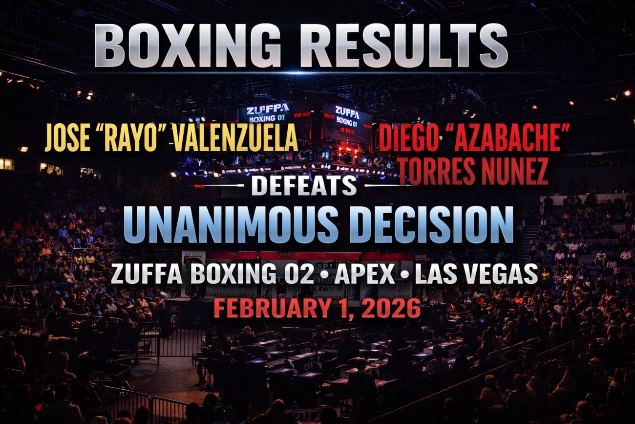 Boxing results: Valenzuela wins wide decision