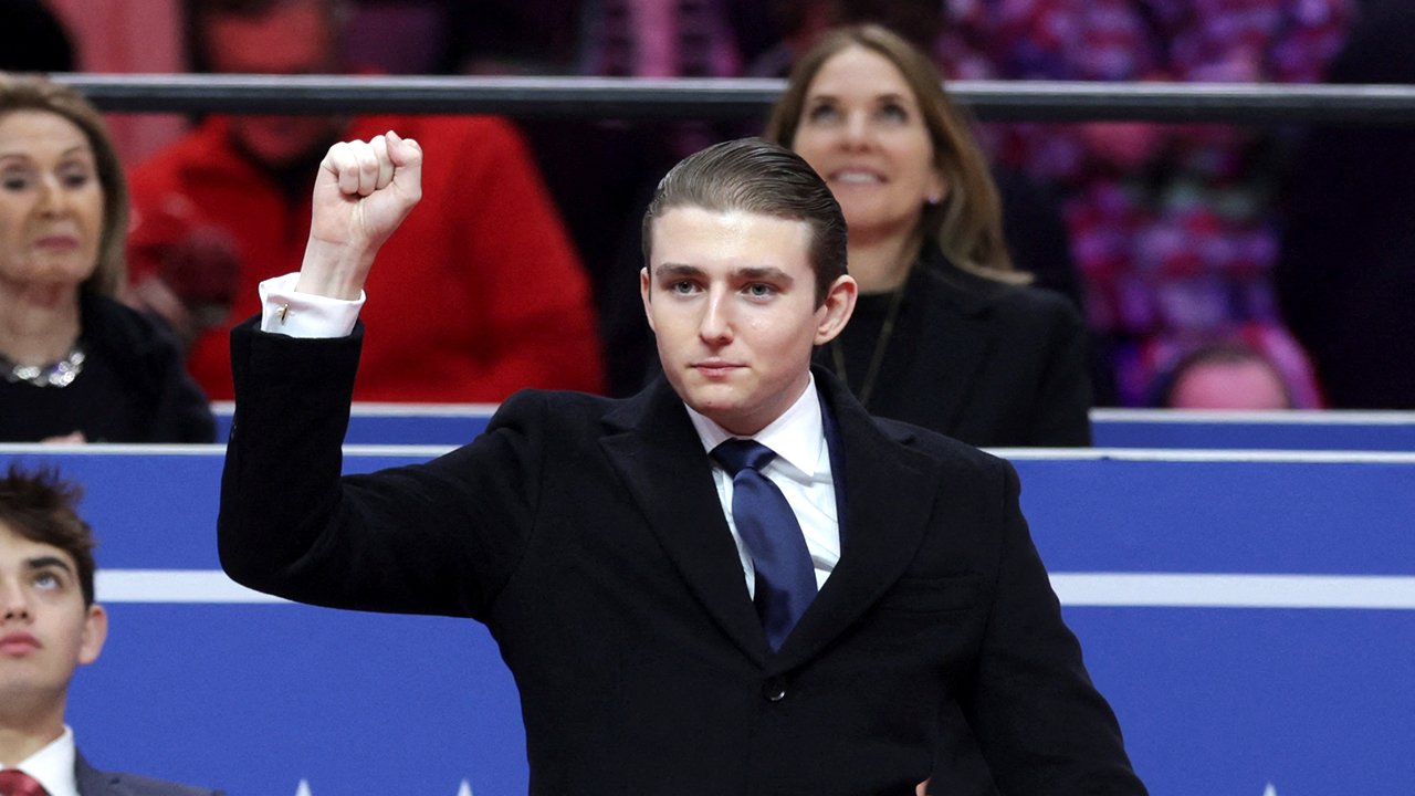 Barron Trump is listed as a business partner of the new beverage company