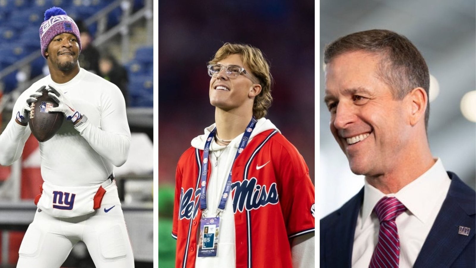 Jameis Winston sounds the alarm for Jaxon Dart, Giants start new era under John Harbaugh