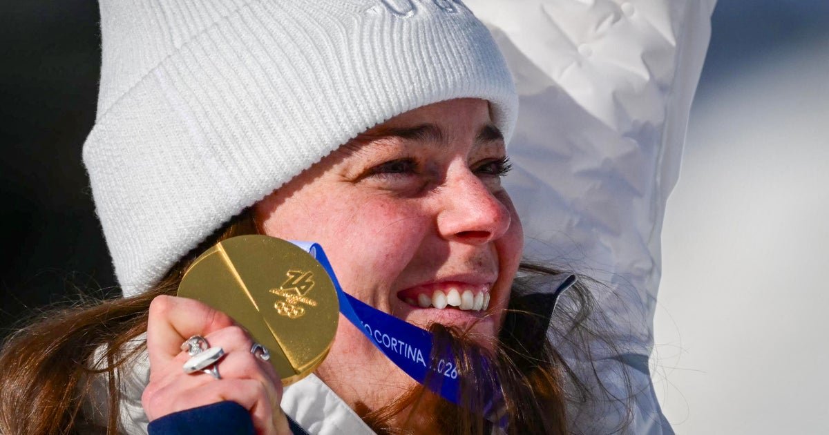 American Olympic skier Breezy Johnson has plans for her broken and repaired gold medal