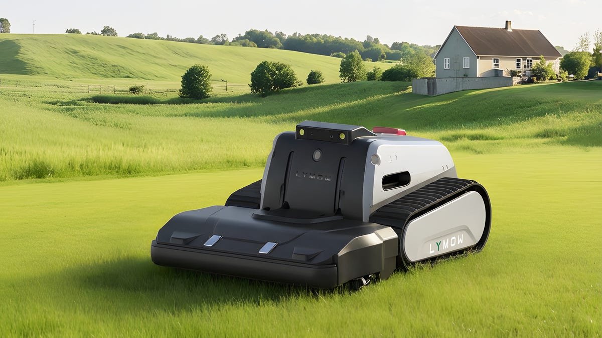 Lymow’s New Robot Lawnmower Can Mow Your Lawn, Mulch and Cross Hills Too