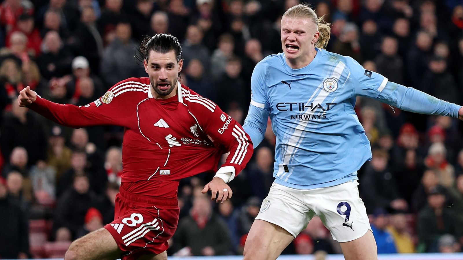 Gary Neville says VAR intervention at Liverpool vs Manchester City not allowing Rayan Cherki to score and send off Dominik Szoboszlai ruins prime-time football news