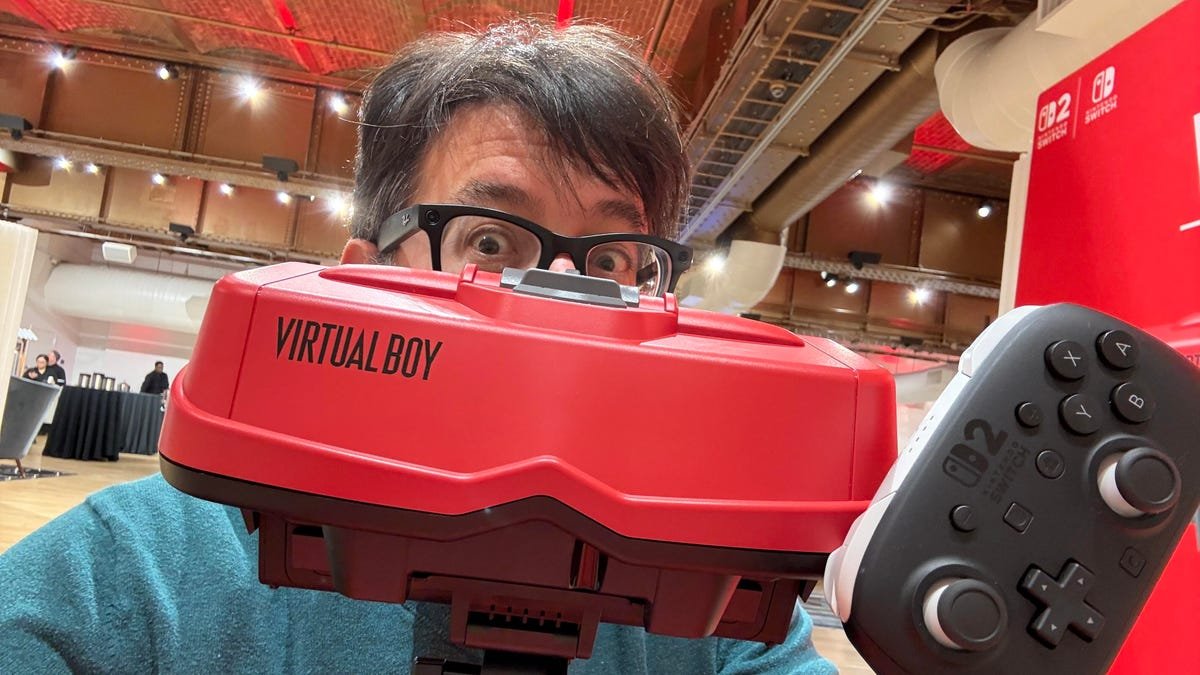I Put My Face in Nintendo’s New Virtual Boy and I Feel Strangely Comforted