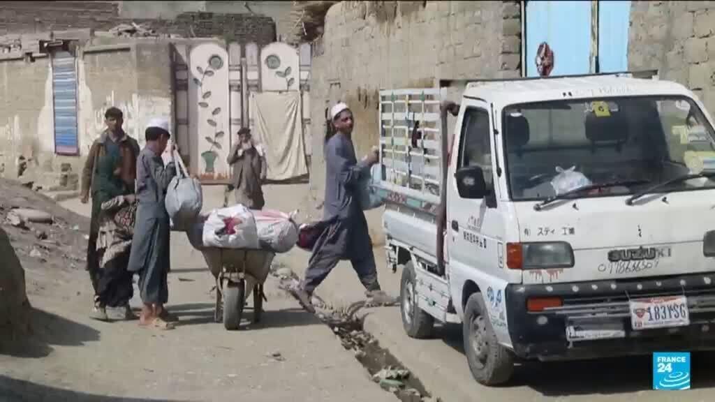 Thousands of Afghans displaced by the conflict with Pakistan