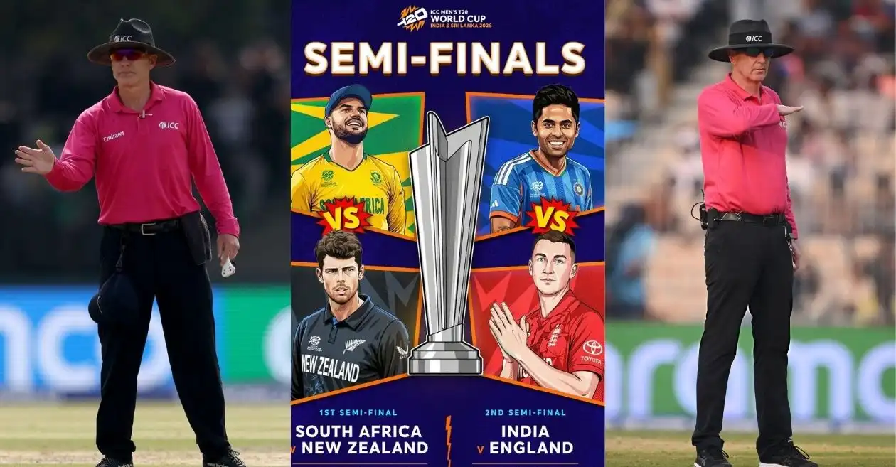 ICC announces 2026 T20 World Cup semi-final match officials