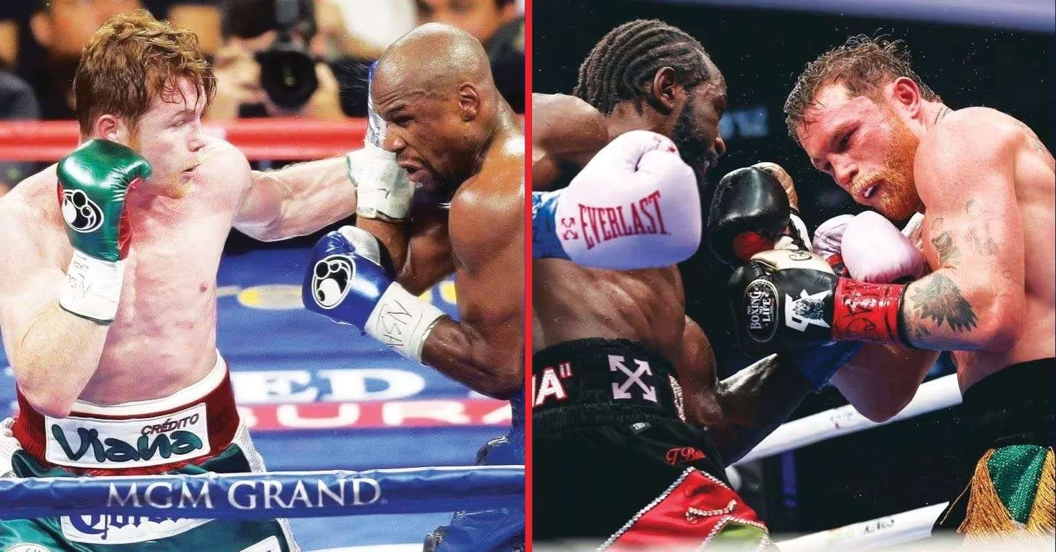 Canelo only saw one win in peak Mayweather vs. Crawford fight