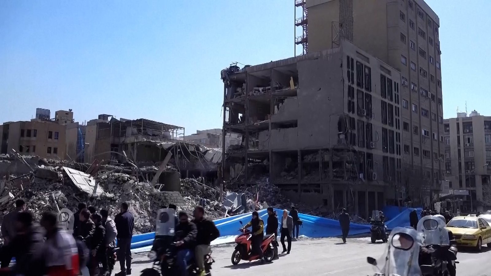 Iran shows government buildings destroyed by US-Israeli attacks News Source